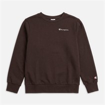 Champion Junior Core Heritage Logo Sweatshirt Chocolate