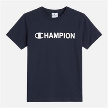 Champion Junior Graphic Shop T-Shirt Navy