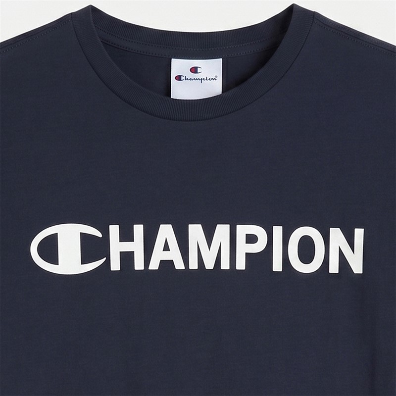 Champion Junior Graphic Shop T-Shirt Navy