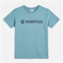Champion Junior Graphic Shop T-Shirt Light Blue