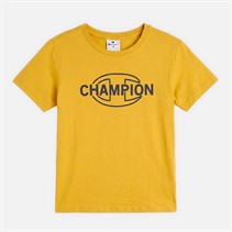 Champion Junior Graphic Shop T-Shirt Yellow