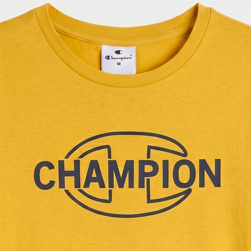 Champion Junior Graphic Shop T-Shirt Yellow