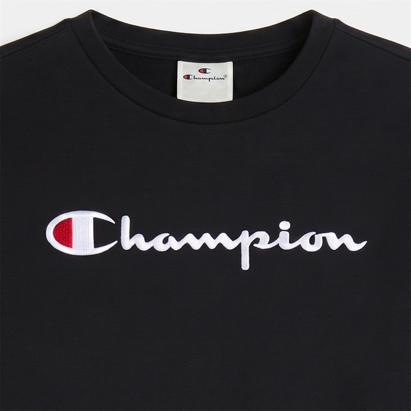 Champion Junior Icons Logo Sweatshirt Black