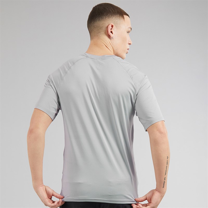 Champion Mens Athletics T-Shirt Grey Khaki