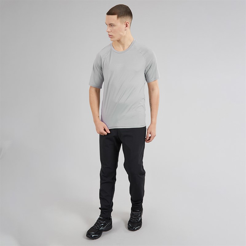 Champion Mens Athletics T-Shirt Grey Khaki