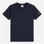 Champion Junior Icons Tonal Logo T-Shirt Navy