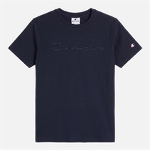 Champion Junior Icons Tonal Logo T-Shirt Navy