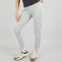 Champion Womens Core Icons Heritage Logo Ribbed Cuff Joggers Light Grey