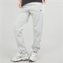 Champion Womens Core Icons Heritage Logo Cuff Joggers Light Grey