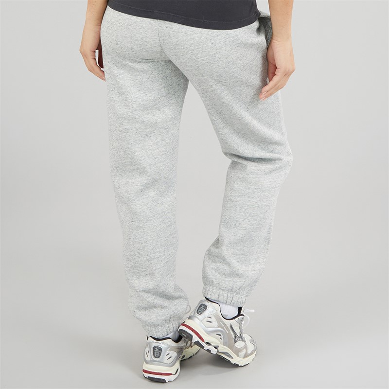 Champion Womens Core Icons Heritage Logo Cuff Joggers Light Grey