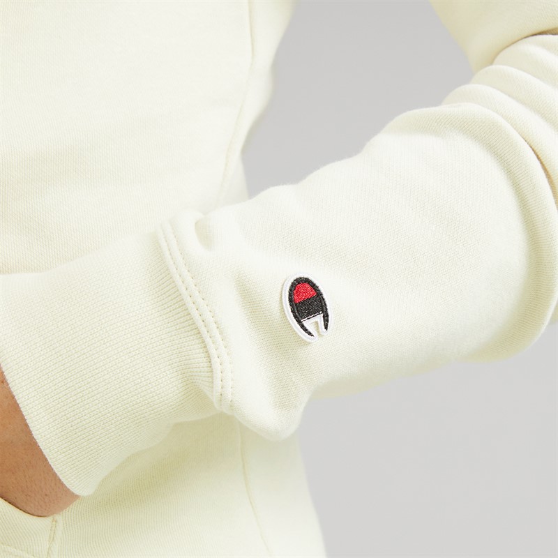 Champion Womens Icons Tonal Logo Hoodie White
