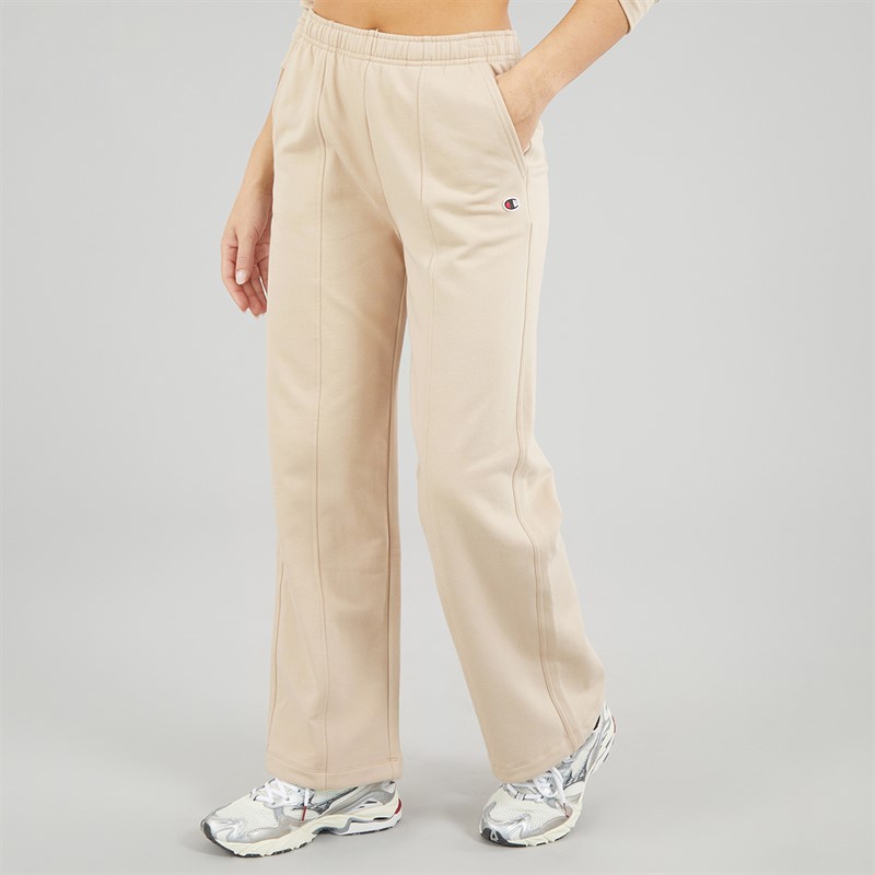Champion Womens Icons Logo Joggers Cream
