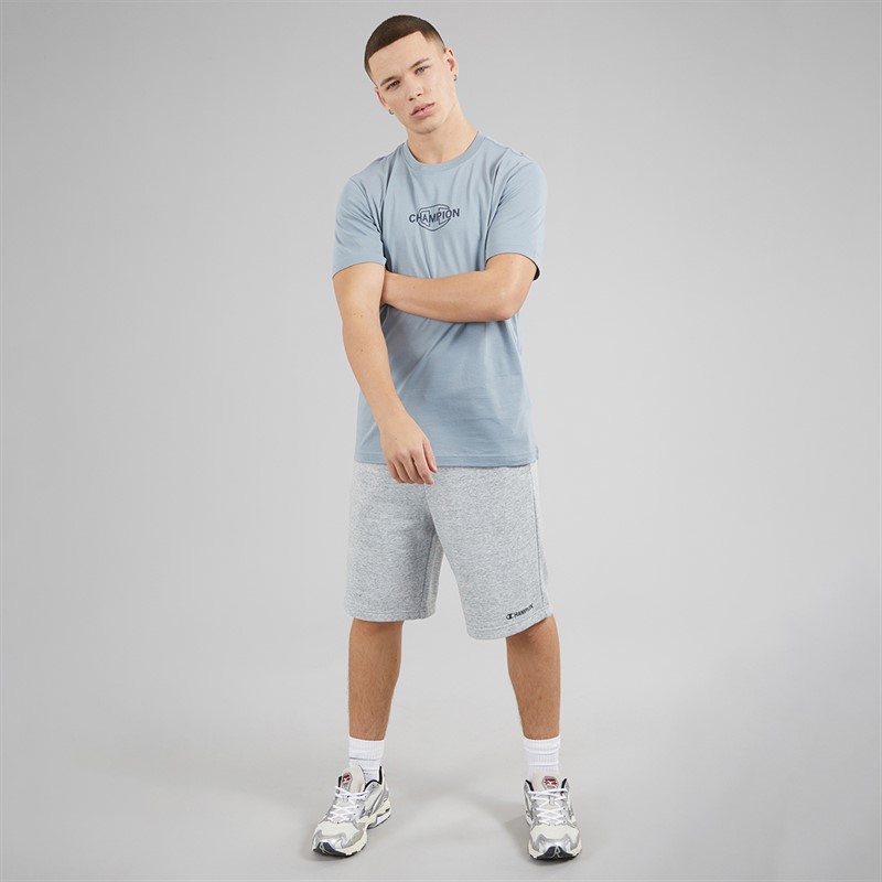 Champion Mens Graphic Shop Shorts Light Grey