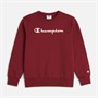 Champion Junior Script Shop Logo Sweatshirt Red
