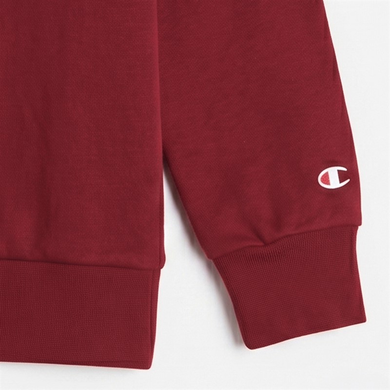 Champion Junior Script Shop Logo Sweatshirt Red