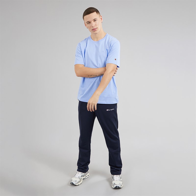Champion Mens Icons Tonal Logo T-Shirt Powder Blue