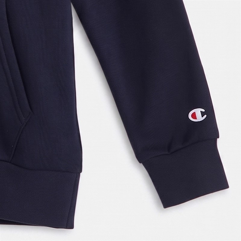 Champion Junior Icons Tonal Logo Hoodie Navy