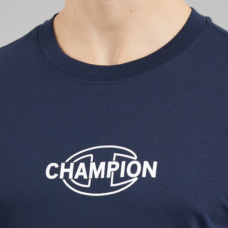 Champion Mens Graphic Shop T-Shirt Navy