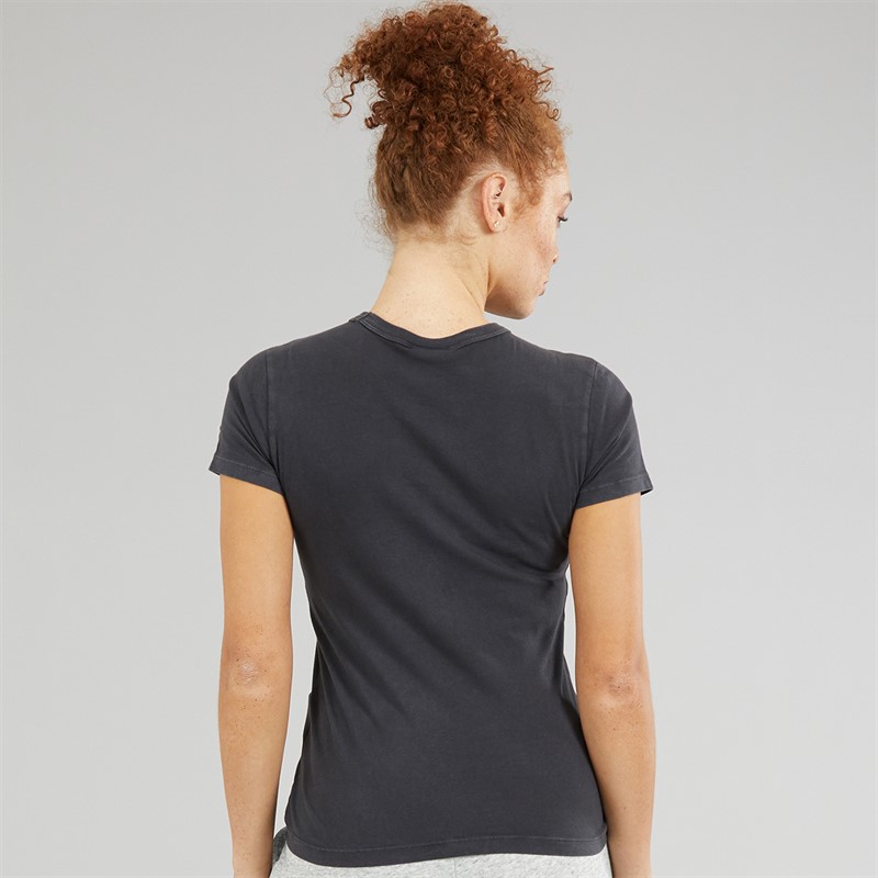 Champion Womens Icons Tonal Logo T-Shirt Black