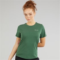 Champion Womens Core Icons Heritage Logo T-Shirt Military Green