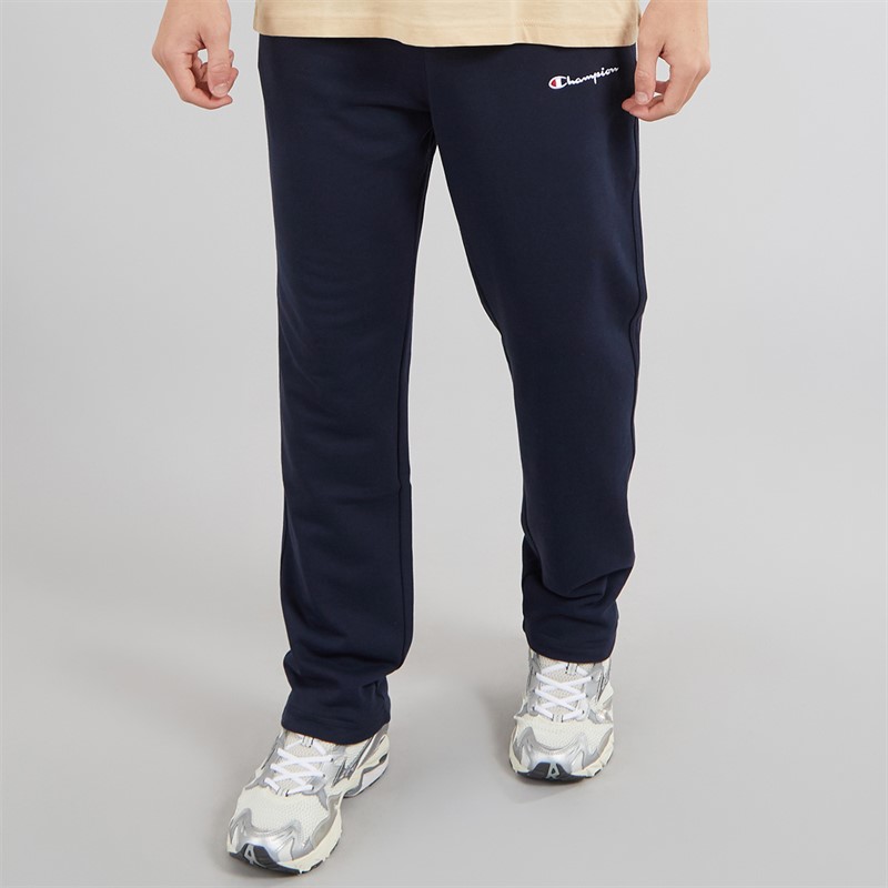 Champion Mens Authentic Straight Hem Joggers Navy