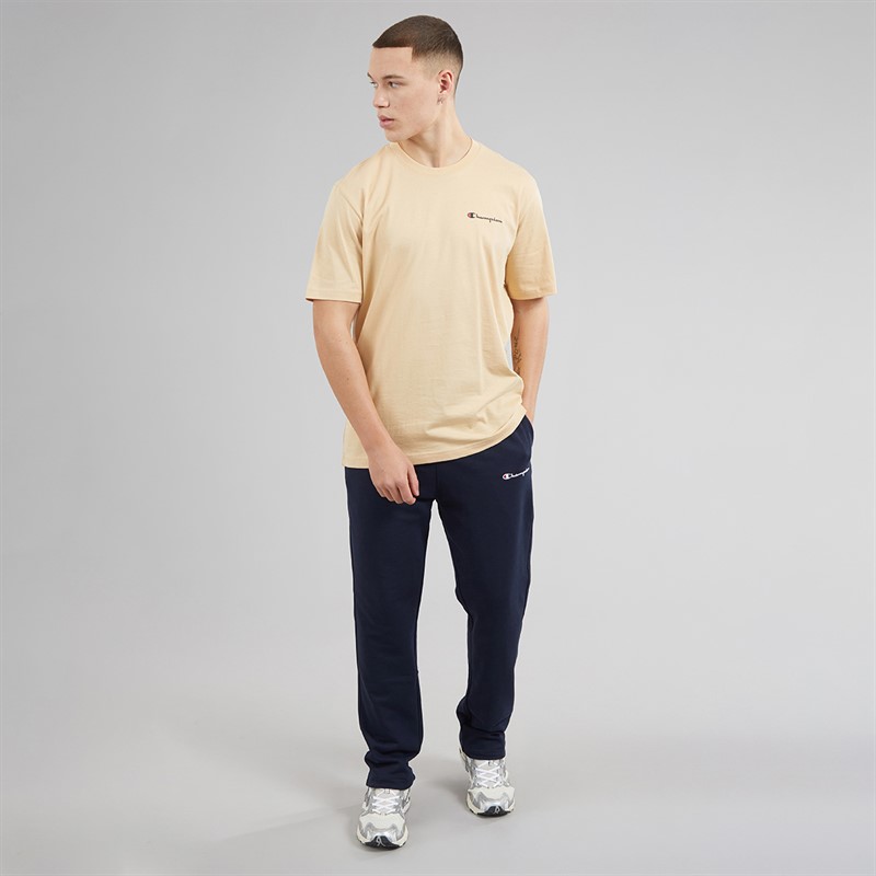 Champion Mens Authentic Straight Hem Joggers Navy