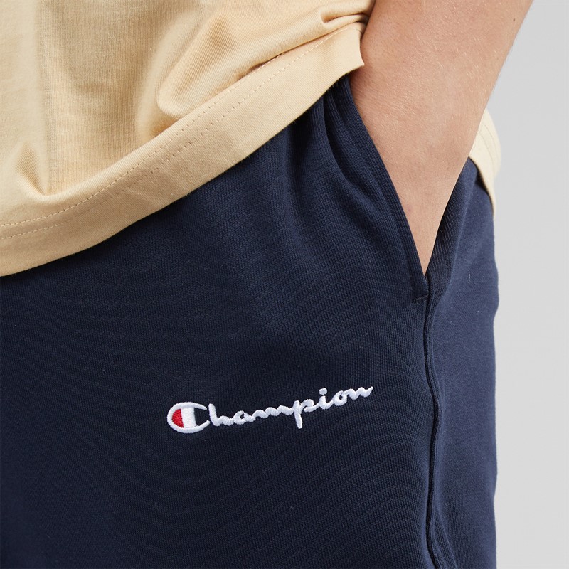 Champion Mens Authentic Straight Hem Joggers Navy