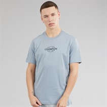 Champion Mens Graphic Shop T-Shirt Classic Blue