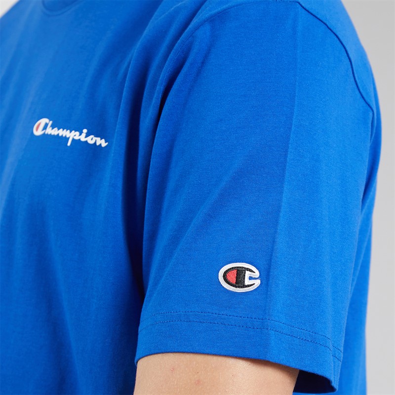 Champion Mens Icons Logo T-Shirt Royal Blue