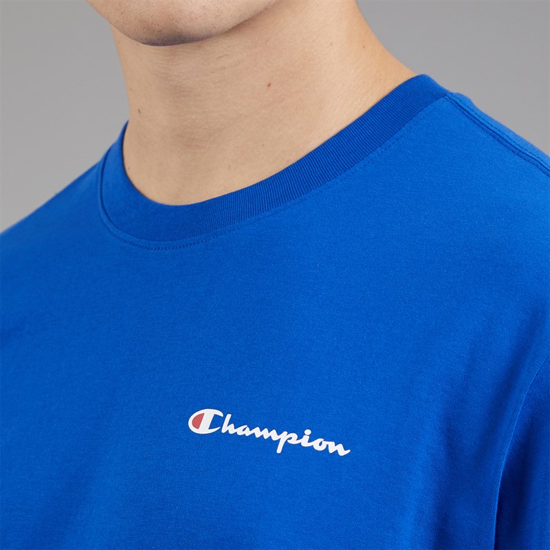 Champion Mens Icons Logo T-Shirt Royal Blue