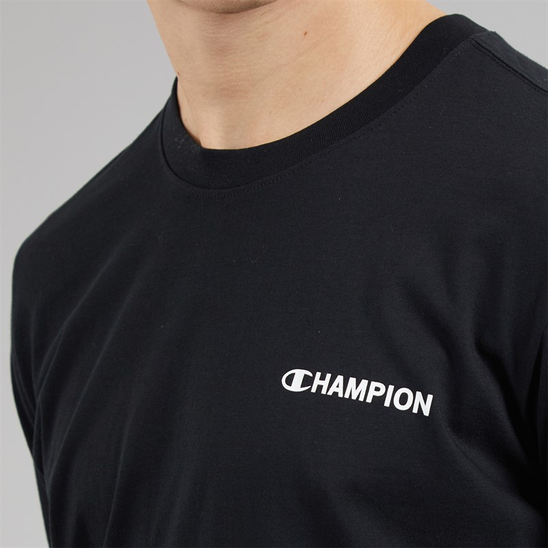 Champion Mens Graphic Shop T-Shirt Black