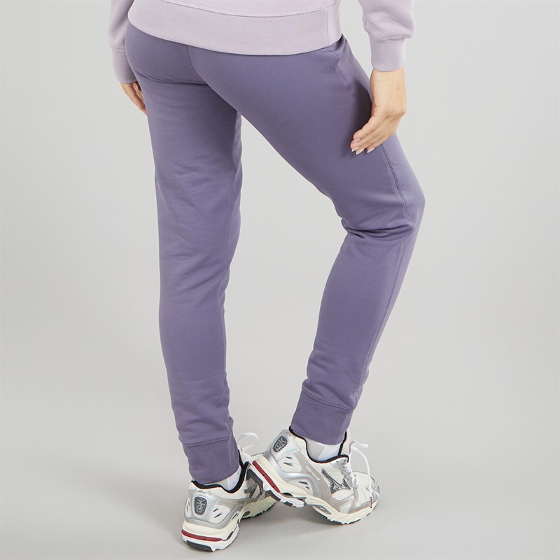 Champion Womens Core Icons Heritage Logo Rib Cuff Joggers Darm Mauve