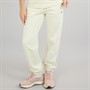 Champion Womens Core Icons Heritage Logo Cuff Joggers White