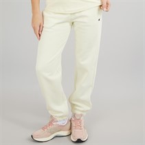 Champion Womens Core Icons Heritage Logo Cuff Joggers White