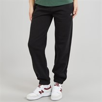 Champion Womens Core Icons Heritage Logo Cuff Joggers Black