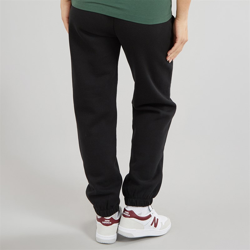Champion Womens Core Icons Heritage Logo Cuff Joggers Black