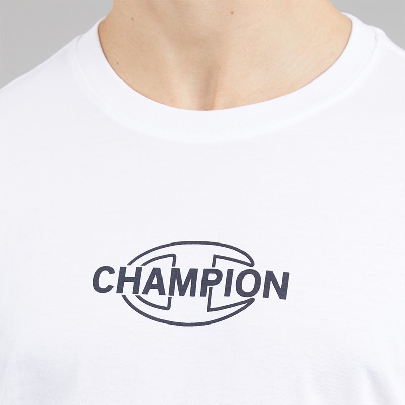 Champion Mens Graphic Shop T-Shirt White