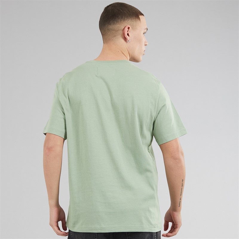 Champion Mens Eco Future T-Shirt Green Ecru