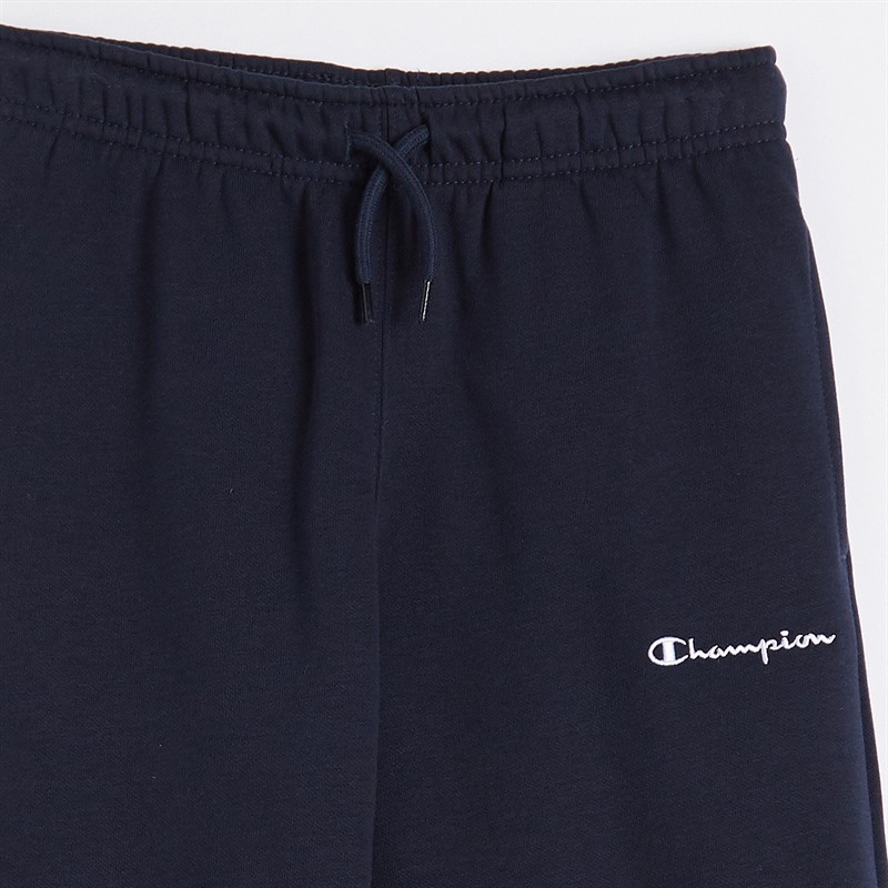 Champion Junior Core Heritage Logo Stright Hem Joggers Navy
