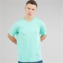 Champion Mens Icons Logo T-Shirt Aqua Blue