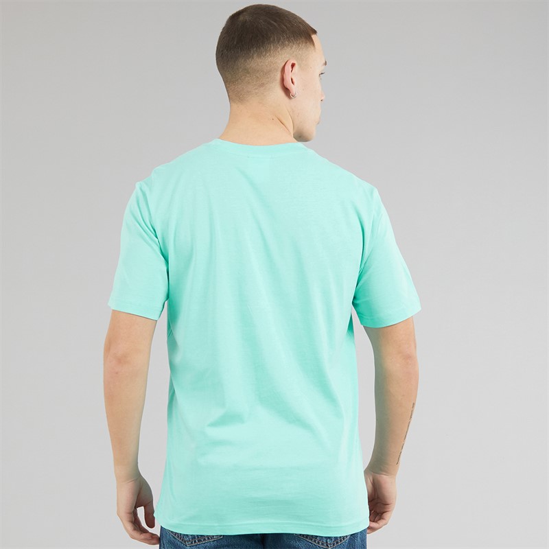 Champion Mens Icons Logo T-Shirt Aqua Blue