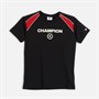 Champion Junior Urban Sport T-Shirt Black/Red/White