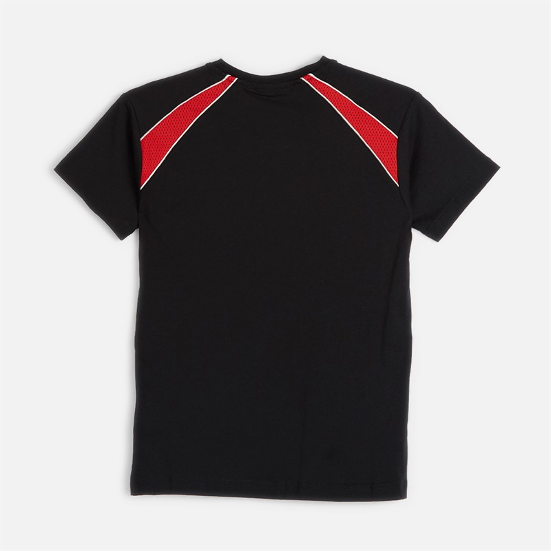 Champion Junior Urban Sport T-Shirt Black/Red/White