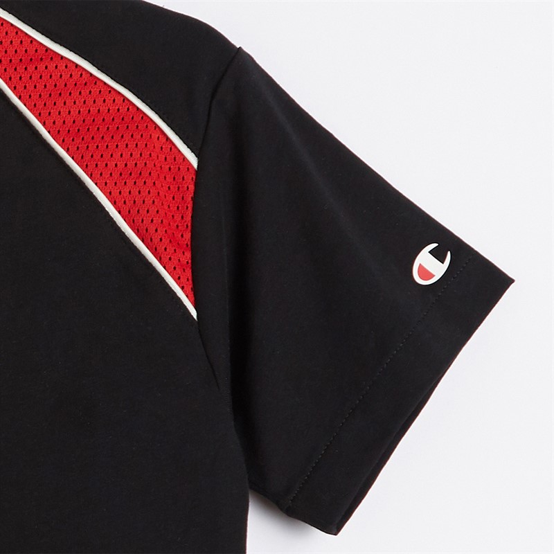 Champion Junior Urban Sport T-Shirt Black/Red/White