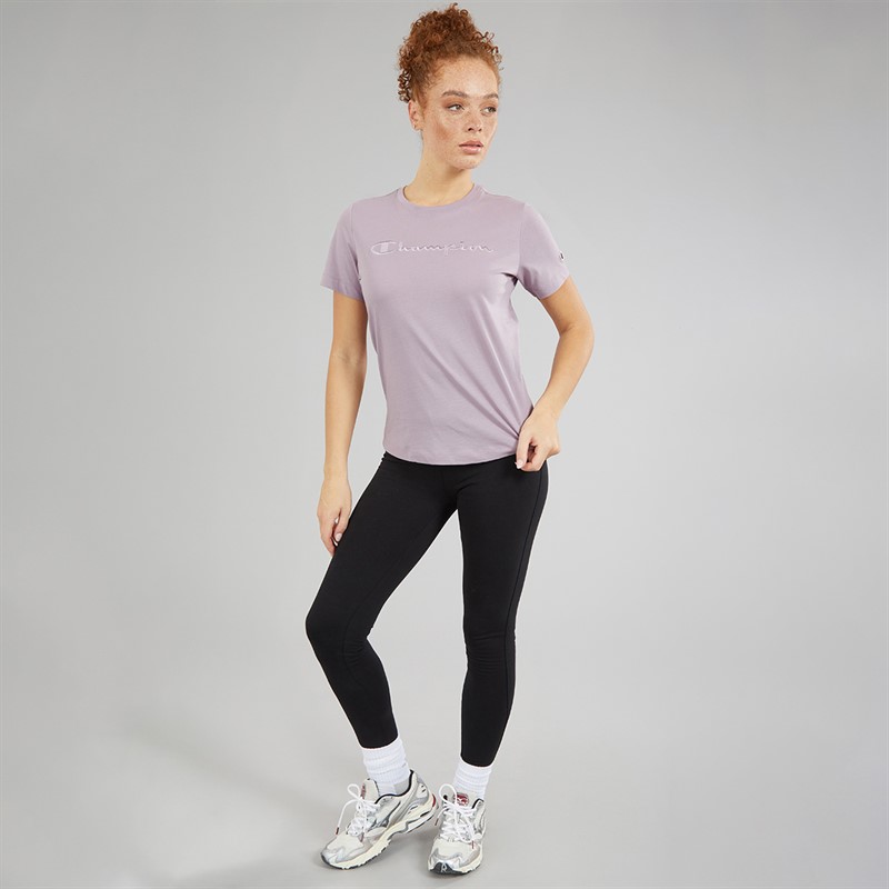 Champion Womens Icons Logo T-Shirt Mauve