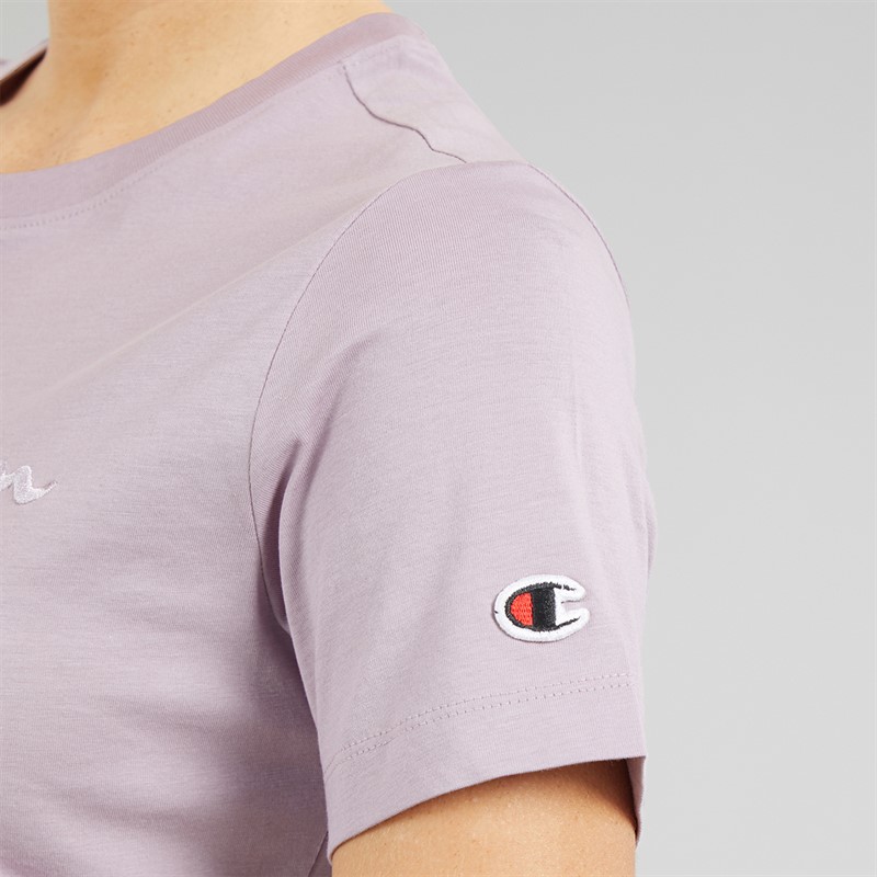 Champion Womens Icons Logo T-Shirt Mauve
