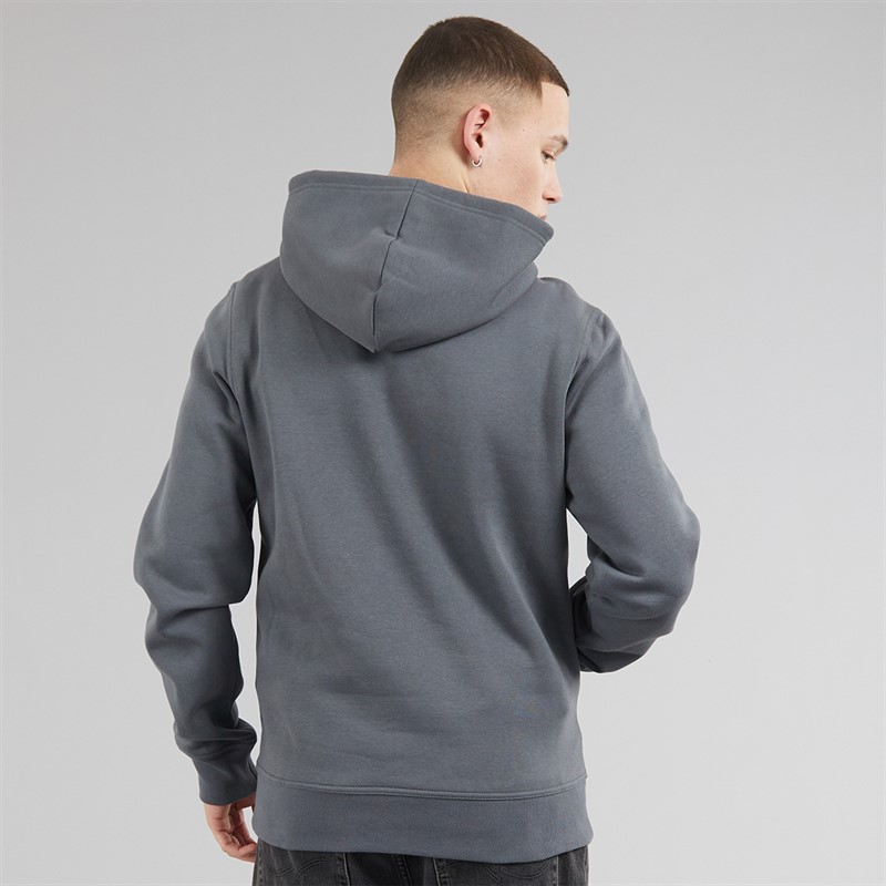 Champion Mens Icons Logo Hoodie Flint Grey