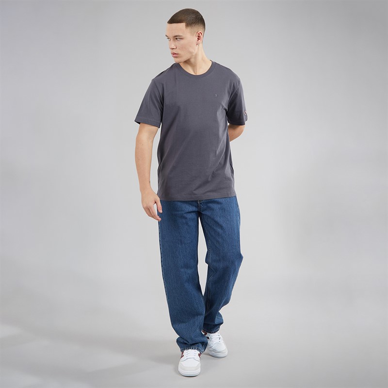 Champion Mens Icons Tonal Logo T-Shirt Dark Mauve