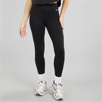 Champion Womens Core Icons Heritage Logo Leggings Black