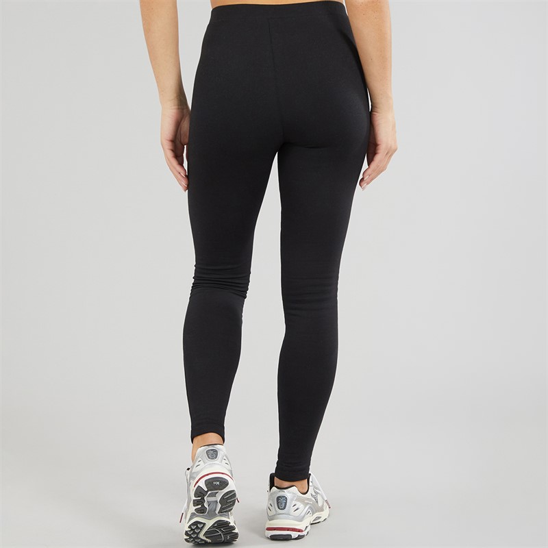 Champion Womens Core Icons Heritage Logo Leggings Black